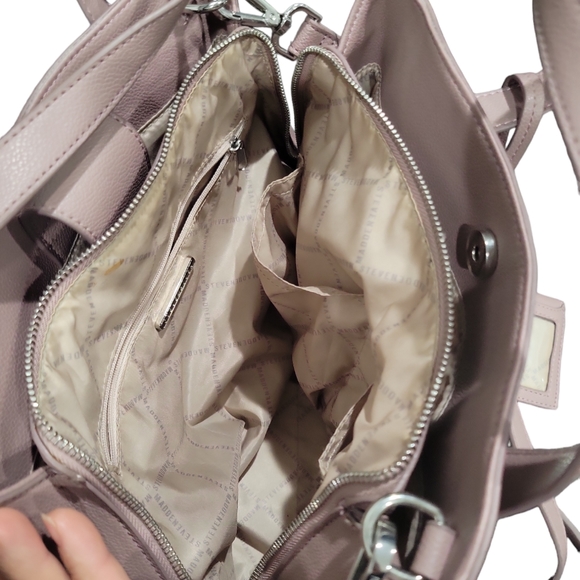 Steve Madden BGrammer Pale Pink Handbag With Optional Shoulder Strap - Picture 8 of 11
